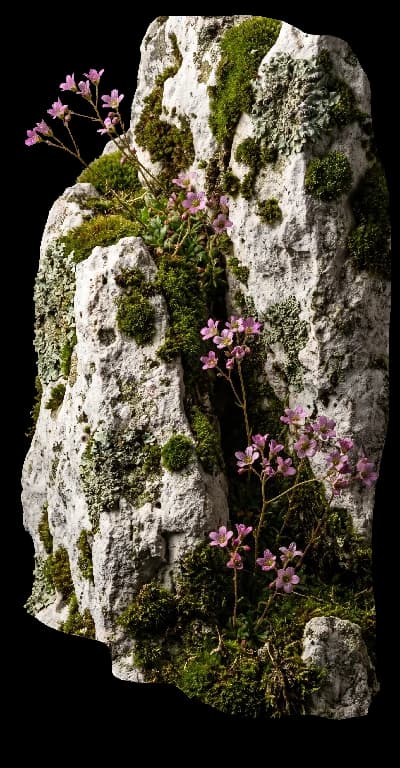 3D Rock Shape 4 Decorative Element